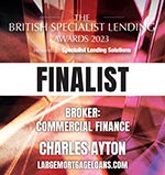 Image of finalist Charles Ayton British Specialist Lending award 2023.